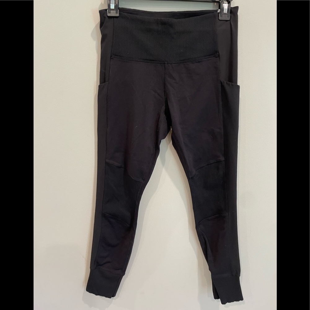 Athleta black joggers size small petite